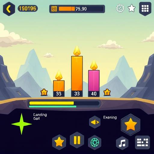 Screenshot of an idle mobile game interface with multiple upgrades and progress bars